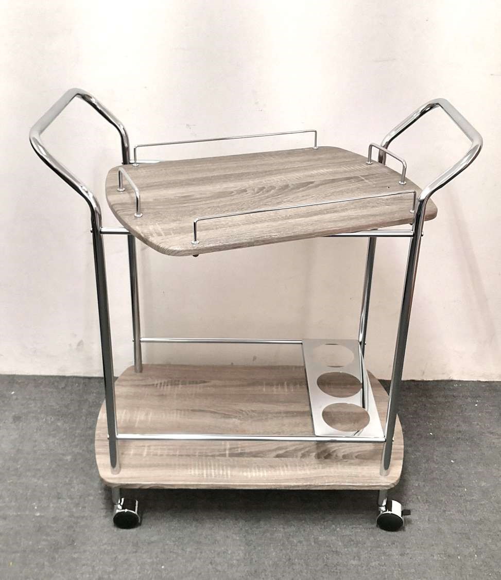48-689 BAR CART WITH REMOVABLE SERVING TRAY
