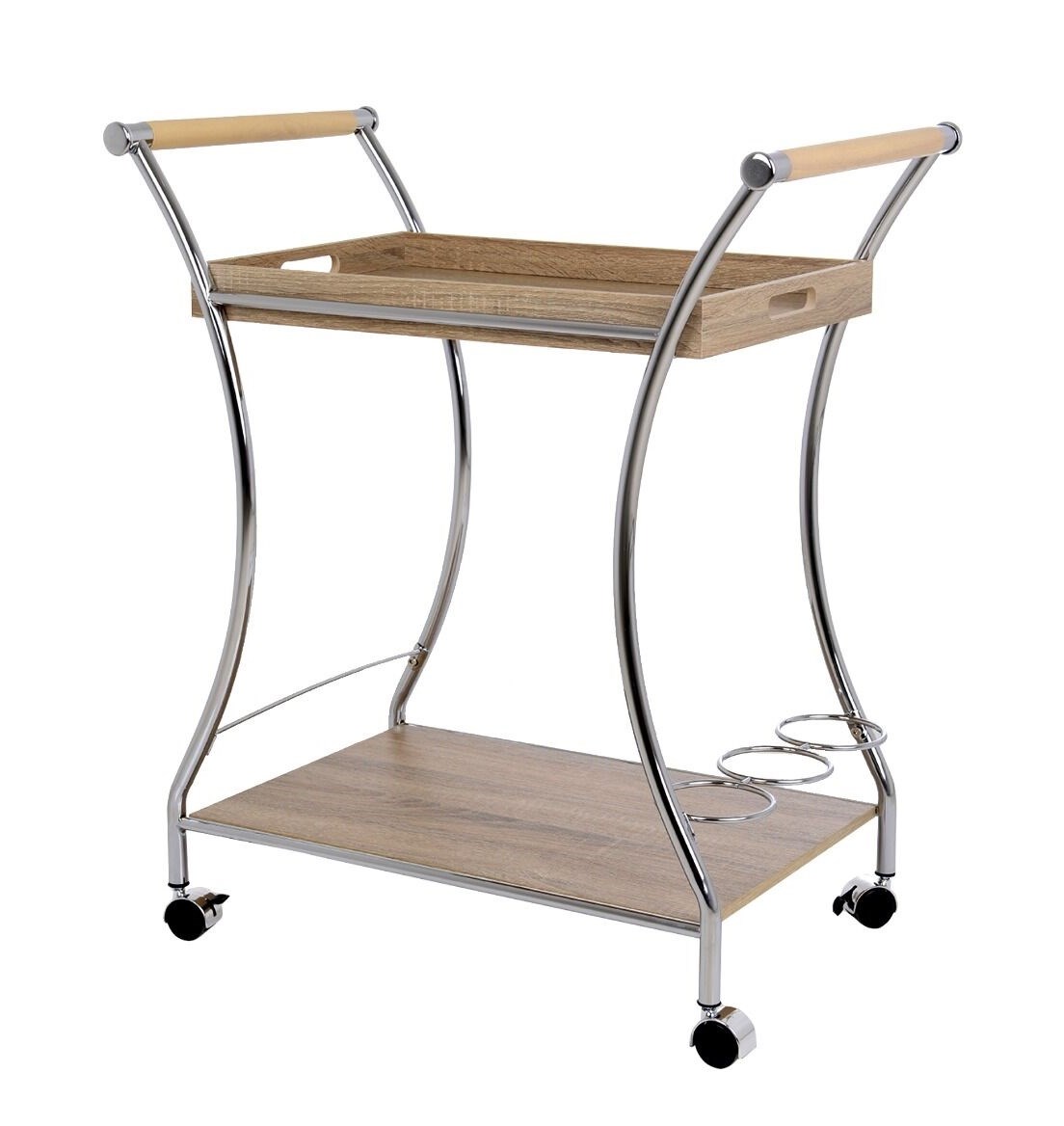 48-627 BAR CART WITH REMOVABLE SERVING TRAY  