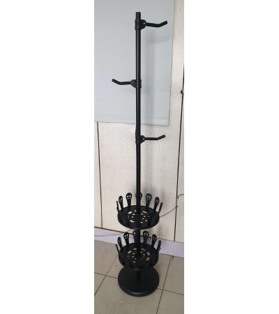 48-694  COAT/HAT STAND WITH 2-TIER SHOES RACK (12 PAIRS)