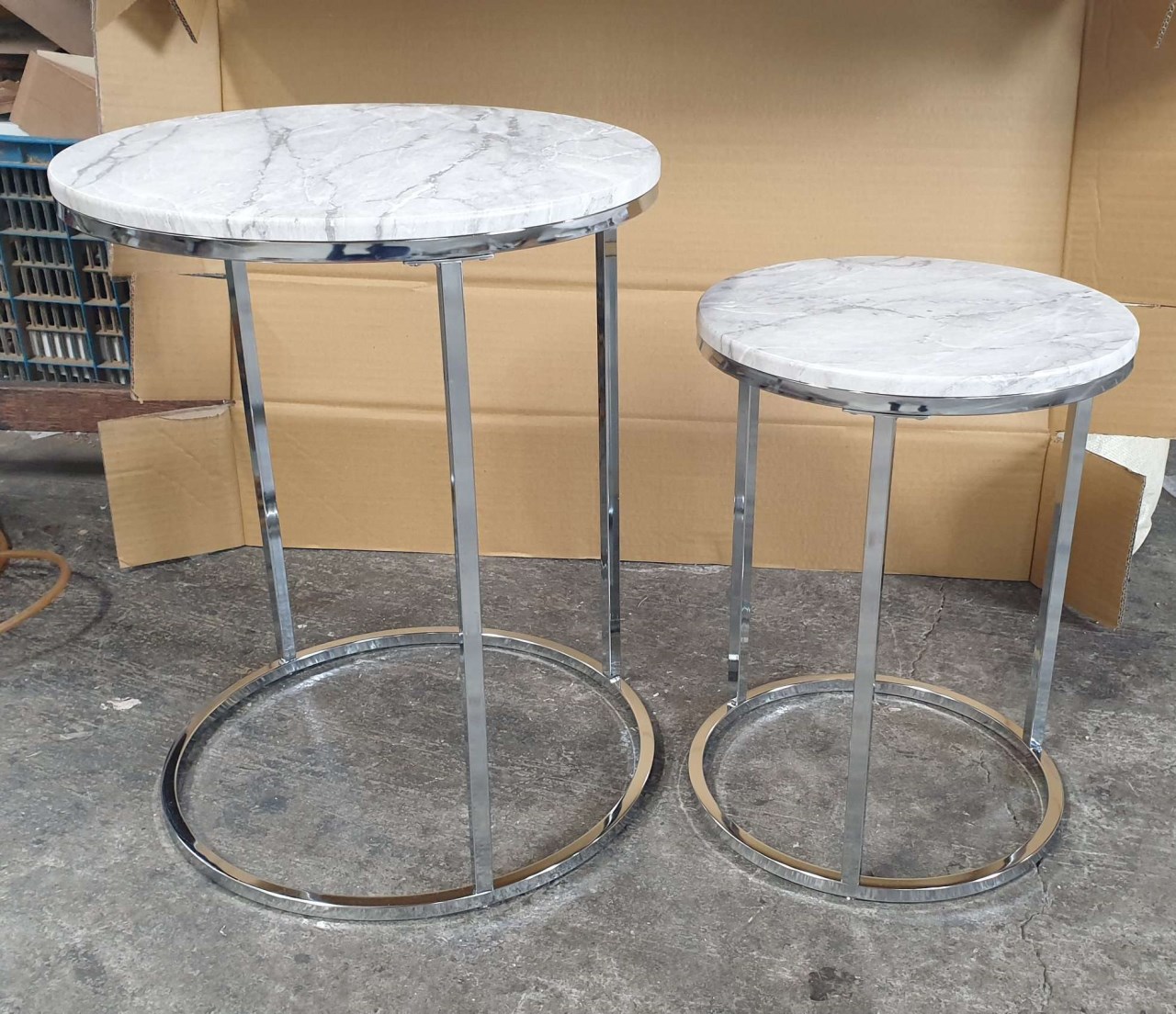 48-714 2 PCS NESTING TABLE SET