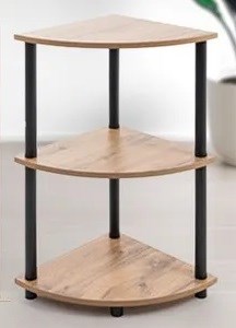 48-738  3 TIER SHELF - CORNER