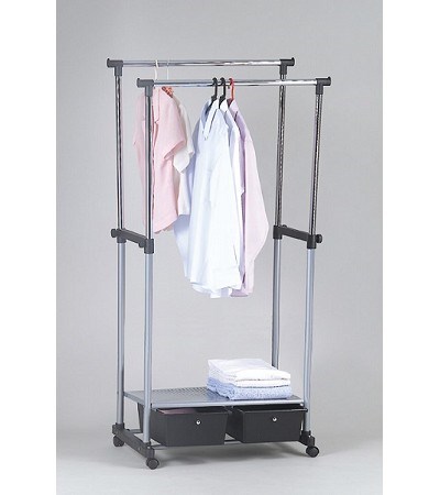 45-031 HANGING RACK WITH 2 DRAWERS  