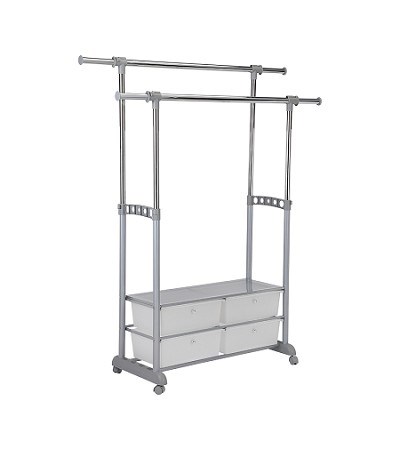 46-394 HANGING RACK WITH 4 DRAWERS  