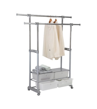 46-394 HANGING RACK WITH 4 DRAWERS  