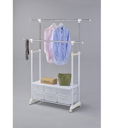 42-606 HANGING RACK WITH 6 DRAWERS  