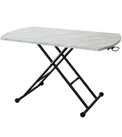 48-068 ADJUSTABLE TABLE W/CYLINDER (AIR GAS)-(OVAL TOP)