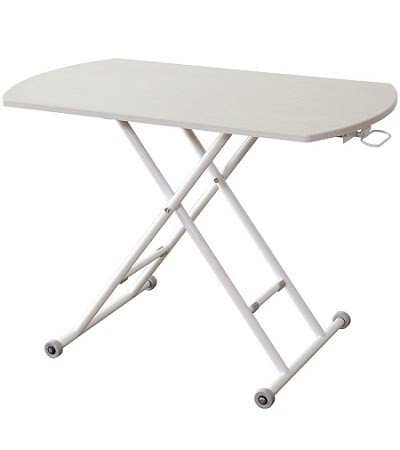 48-069 ADJUSTABLE TABLE W/CYLINDER (AIR GAS)-OVAL TOP)