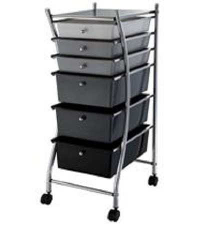 45-453 6 DRAWERS STORAGE TROLLEY