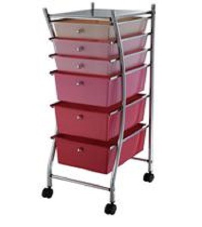 45-453 6 DRAWERS STORAGE TROLLEY