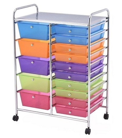 47-008 15 DRAWERS STORAGE TROLLEY
