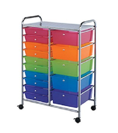 47-008 15 DRAWERS STORAGE TROLLEY