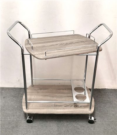 48-689 BAR CART WITH REMOVABLE SERVING TRAY