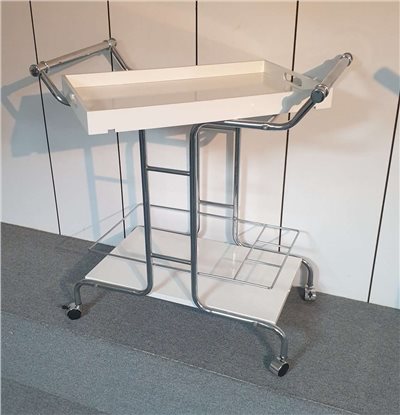 48-628 BAR CART WITH REMOVABLE SERVING TRAY 