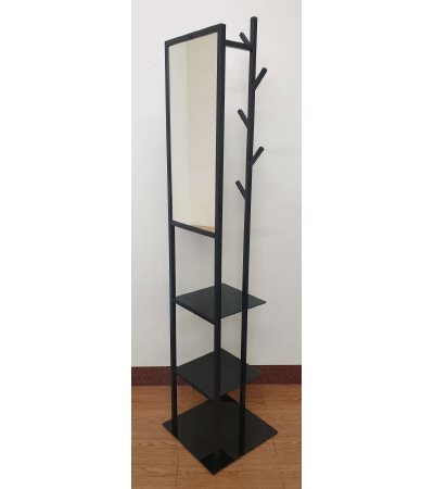 48-669  COAT/HAT STAND WITH MIRROR    