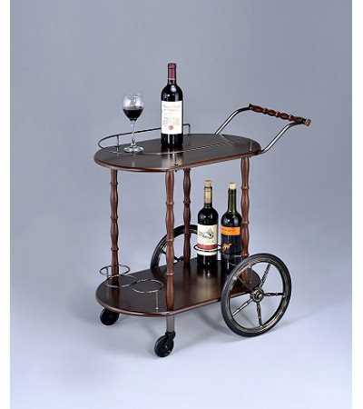 47-279 WOODEN SERVING CART