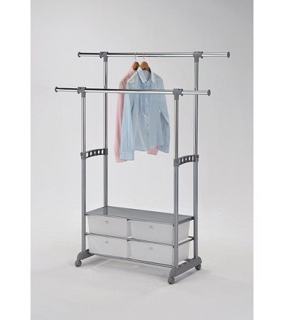 46-394 HANGING RACK WITH 4 DRAWERS  