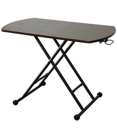 48-069 ADJUSTABLE TABLE W/CYLINDER (AIR GAS)-OVAL TOP)