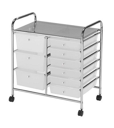 47-007 9 DRAWERS STORAGE TROLLEY